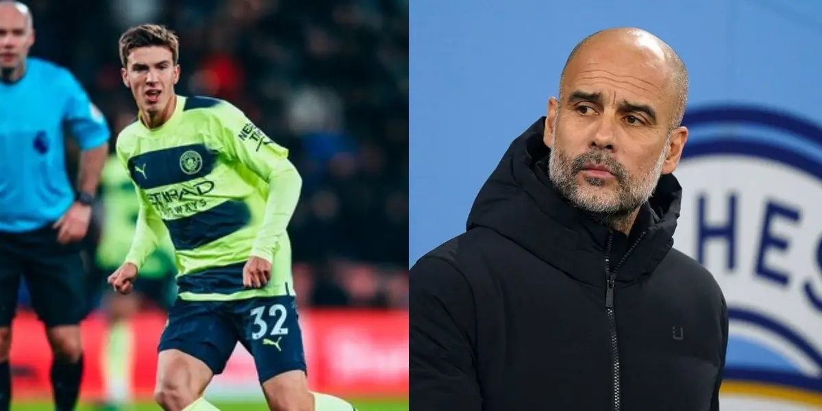 Ya le dio minutos en el Manchester City y aseguran que tiene mucho futuro en el fútbol europeo.